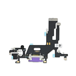 Stock up on the Charging Port Flex Cable for iPhone 11 in purple, premium.