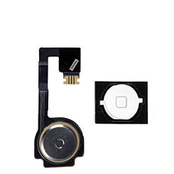 Home Button Flex Cable for iPhone 4S (WHITE)