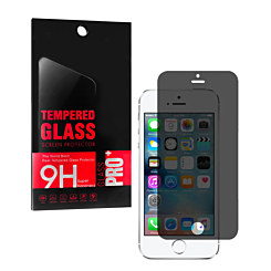 Privacy Tempered Glass for iPhone 5SE / 5S / 5 / 5C (2.5D / 1 Piece)