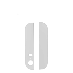 Back Glass Set for iPhone 5S (Top & Bottom) (WHITE)