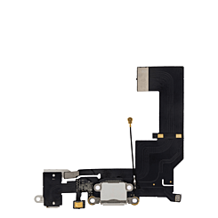 Charging Port Flex Cable for iPhone 5SE (WHITE) (Premium)