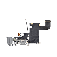 Charging Port Flex Cable for iPhone 6 (BLACK) (Premium)
