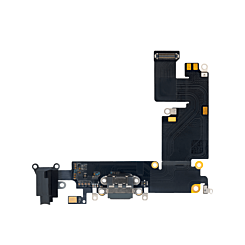 Charging Port Flex Cable for iPhone 6 Plus (BLACK) (Premium)