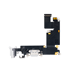 Charging Port Flex Cable for iPhone 6 Plus (WHITE) (Premium)