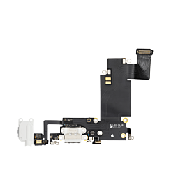Charging Port Flex Cable for iPhone 6S Plus (WHITE) (Premium)