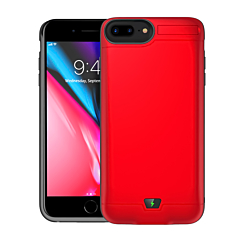Portable Protective Charging Case (8500 mAh) for iPhone 8P/7P/6SP/6P (RED) (Only Ground Shipping)