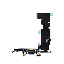 Charging Port Flex Cable for iPhone 8 Plus (BLACK) (Premium)