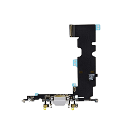Charging Port Flex Cable for iPhone 8 Plus (WHITE) (Aftermarket)