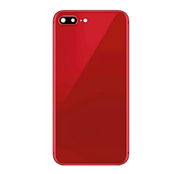 Back Glass with Camera Lensfor iPhone 8 Plus (NO LOGO) (RED)