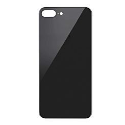 Back Glass with Bigger Camera Hole for iPhone 8 Plus (NO LOGO) (SPACE GRAY)