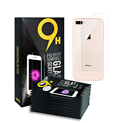Back Tempered Glass for iPhone 8 Plus (2.5D / Pack of 10)