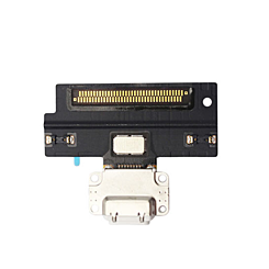 Charging Port Flex Cable for iPad Pro 10.5 (Soldering Required) (WHITE) (Aftermarket)