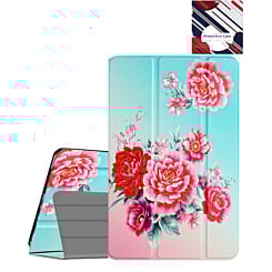Old Style Notebook Design Case - ROSE for iPad 10 2022 (10.9") / iPad 11 (A16) / Air 11 2024 / Air 4 / Air 5 / Air 6 / Air 7 / Pro 11 (All Models) (Only Ground Shipping)