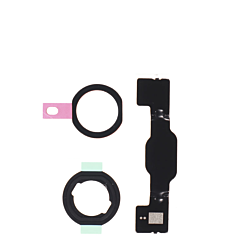Home Button Holding Bracket with Rubber Gasket for iPad 10.2 7 / 8 / 9 / iPad 6 (2018) / iPad 5 (2017)