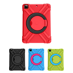 Shockproof Circle Stand Case for iPad 5 (2017) / iPad 6 (2018) / Air 1 / 2 / Pro 9.7 (Only Ground Shipping)