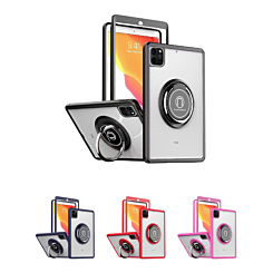 Hard PC Rear / Soft TPU Colorful Border Case with I-ring Holder for iPad Air 4 / Air 5 Pro 11 (1st / 2nd / 3rd / 4th) (Only Ground Shipping)