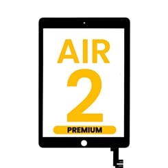 Digitizer Glass for iPad Air 2 (BLACK) (Premium)