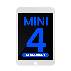 Standard+ iPad Mini 4 LCD Assembly (WHITE) (Sleep / Wake Sensor Flex Pre-Installed)