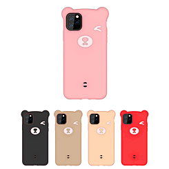 iPhone 11 Pro Max 3D Cartoon Bear Soft Silicone Case