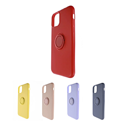 iPhone 11 Pro Max Soft Solid Case with Ring