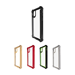 iPhone 12 / 12 Pro 3in1 Hybrid Clear Soft TPU Hard PC Back Cover Case
