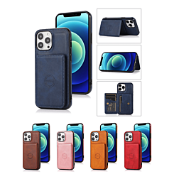 iPhone 12 / 12 Pro Leather Pocket Wallet Case