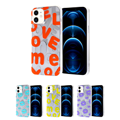 iPhone 12 / 12 Pro Love Me Printed Clear Case