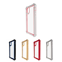 iPhone 12 Pro Max 3in1 Hybrid Clear Soft TPU Hard PC Back Cover Case