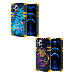 iPhone 12 Pro Max Acrylic Mirror Shiny Scratchproof Square Case with Ring