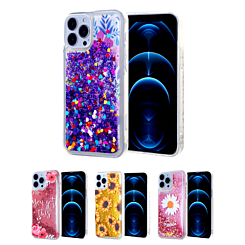 iPhone 12 Pro Max Liquid Quicksand Glitter Cover Case
