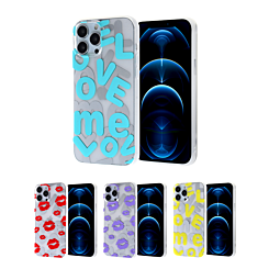 iPhone 12 Pro Max Love Me Printed Clear Case
