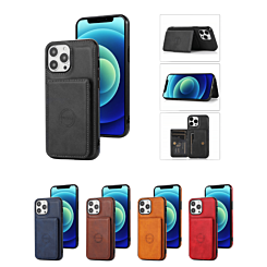 iPhone 13 Mini Leather Pocket Wallet Case