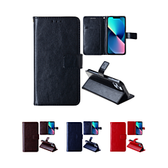 iPhone 13 Mini Leather Wallet Case with Card Slot