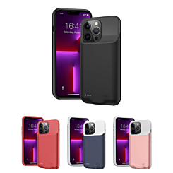 iPhone 13 Mini Portable Soft Rubber Slim Protective Charging Case 6000mAh