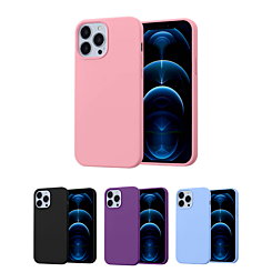 iPhone 13 Mini Soft Solid Silicone Case (Full Buttom Cover)