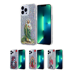 iPhone 13 Pro Crystal Diamond Pattern Design Case