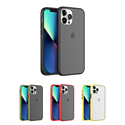 iPhone 13 Pro Hard PC Rear / Soft TPU Colorful Border Case