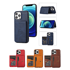 iPhone 13 Pro Max Leather Pocket Wallet Case
