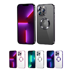 iPhone 13 Pro Max Shiny Wireless Charging Clear Case