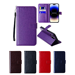 iPhone 14 / 13 Leather Wallet Case with Card Slot