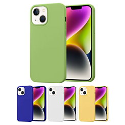 Soft Solid Silicone Case (Full Buttom Cover) for iPhone 13 / 14 / 16e / 17e