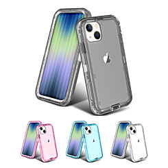 iPhone 14 Plus / 15 Plus Transparent Shockproof Case