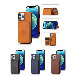 iPhone 14 Pro Max Leather Pocket Wallet Case