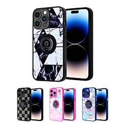 iPhone 14 Pro Pattern Design Hard PC Rear/Soft TPU Case