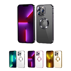 iPhone 14 Pro Shiny Wireless Charging Clear Case