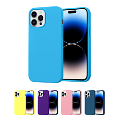 iPhone 14 Pro Soft Solid Silicone Case (Full Buttom Cover)