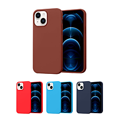 iPhone 14 Plus / 15 Plus Soft Solid Silicone Case (Full Buttom Cover)