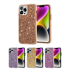 iPhone 15 Pro Bling Diamond Dual Layer Protection Case