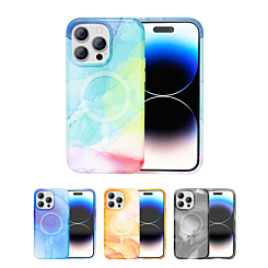 iPhone 15 Pro Full Ink Painting Wireless Charging Case