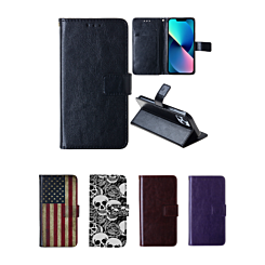 iPhone 15 Pro Leather Wallet Case with Card Slot